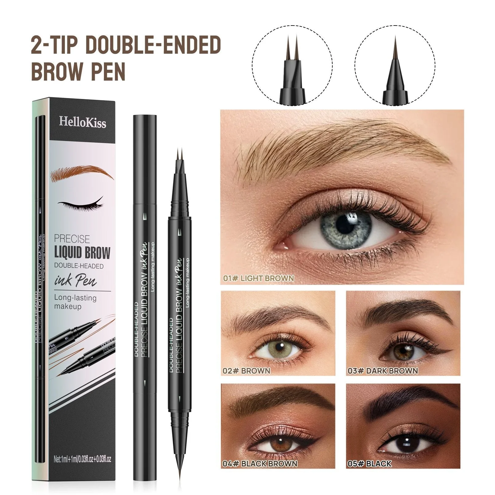 HOT SALE 50% OFF#1 Bestselling2-in-1 Waterproof Eyebrow Pen (Buy 2 Free Shipping) HOT SALE 50% OFF#1 Bestselling2-in-1 Waterproof Eyebrow Pen (Buy 2 Free Shipping)