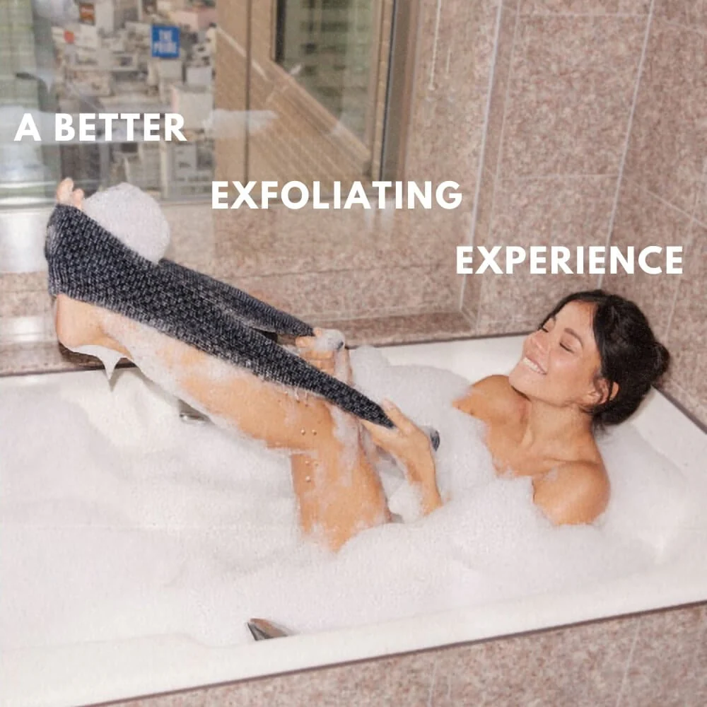 Buy 1 Get 1 Free Antibacterial Exfoliating Shower Towel