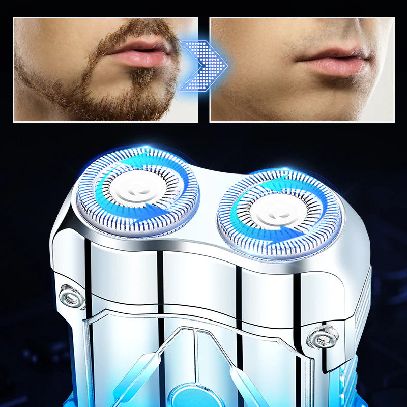   2025 New Mini Shaver—Compact Electric Razor & Charging Lighter Combo! 