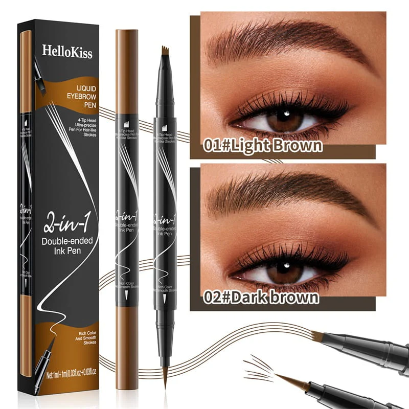 LAST DAY BUY 2 GET 1 FREE2-In-1 Waterproof Long-Lasting Eyebrow Pen LAST DAY BUY 2 GET 1 FREE2-In-1 Waterproof Long-Lasting Eyebrow Pen