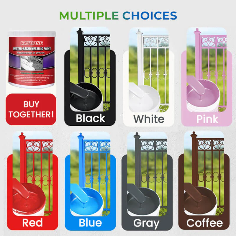 Water-based Metal Rust Remover Metallic Paint - BUY 2 FREE SHIPPING