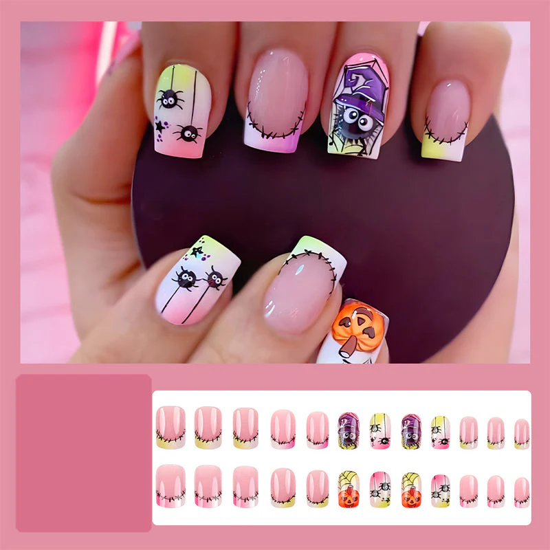 Halloween Style Press On Nails