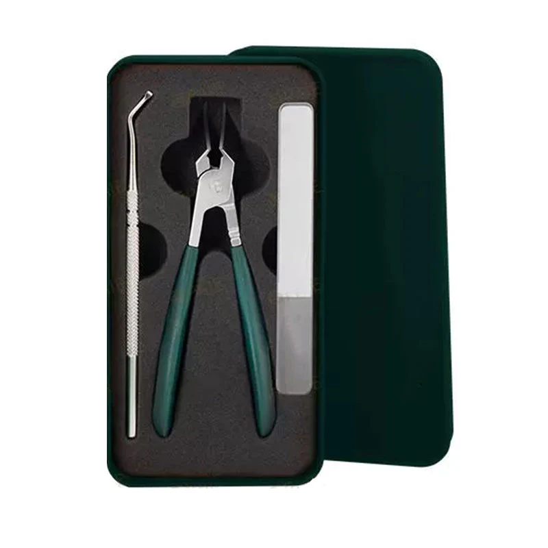  Anti-Splash 25° Slant Edge Nail Clipper 3-Piece Set