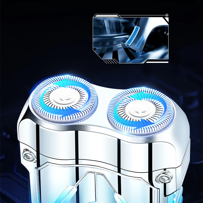   2025 New Mini Shaver—Compact Electric Razor & Charging Lighter Combo! 