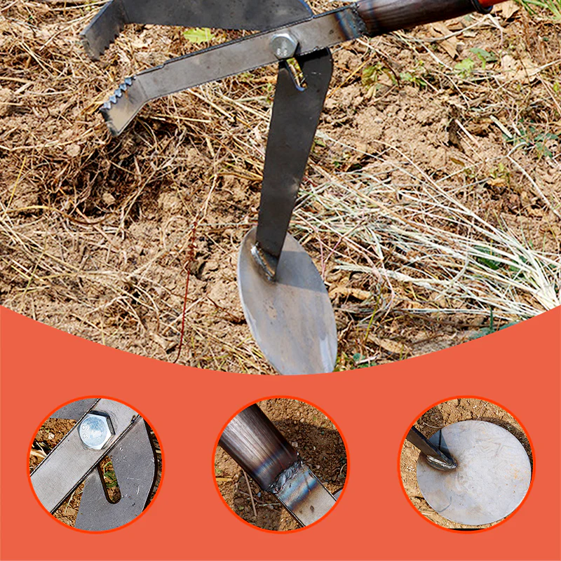 Heavy-Duty Adjustable Weed Puller Tool