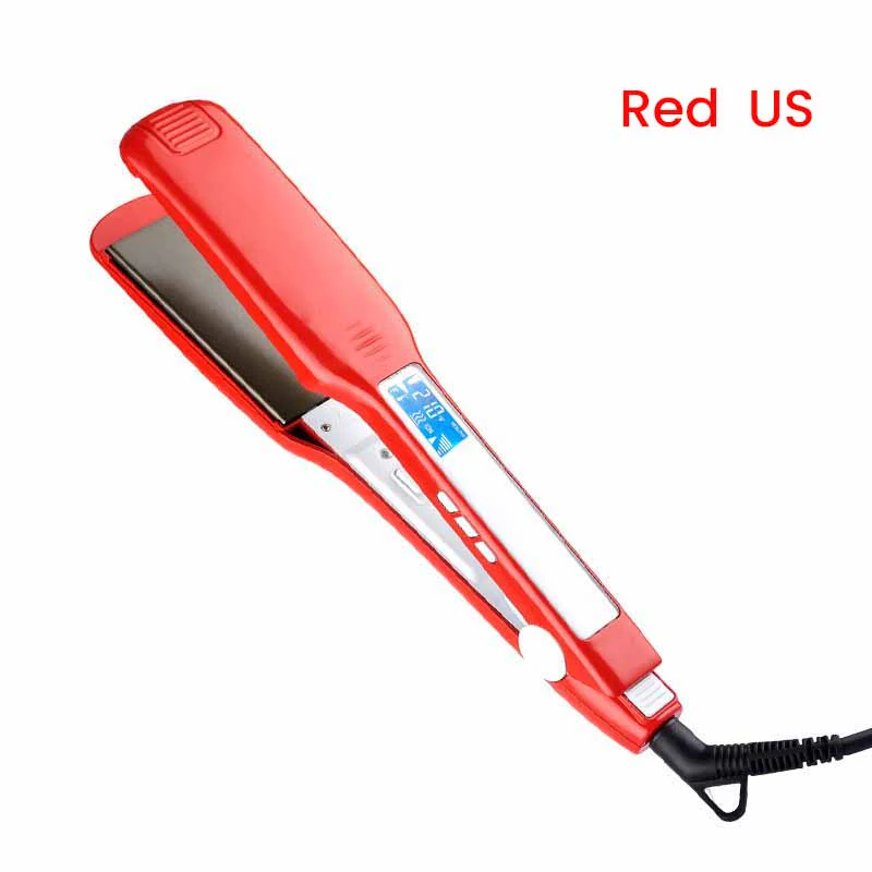 LCD Display Hair Straightener with Adjustable Temperature