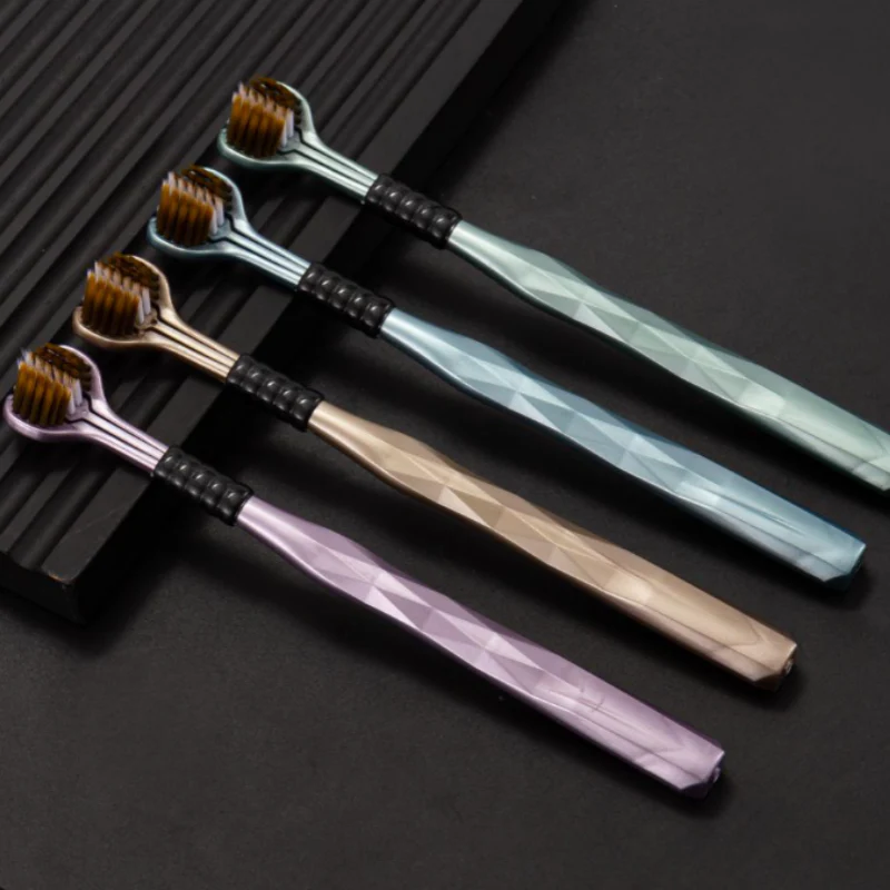 HOT SALE Three-headed multi-angle cleaning toothbrush
