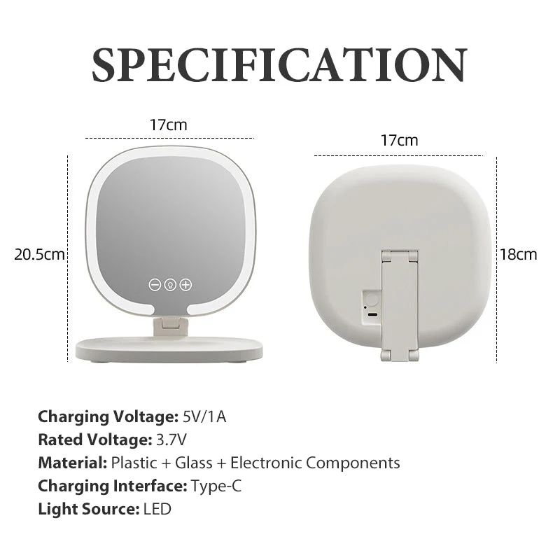 LED Folding High-Definition Makeup Mirror LED Folding High-Definition Makeup Mirror