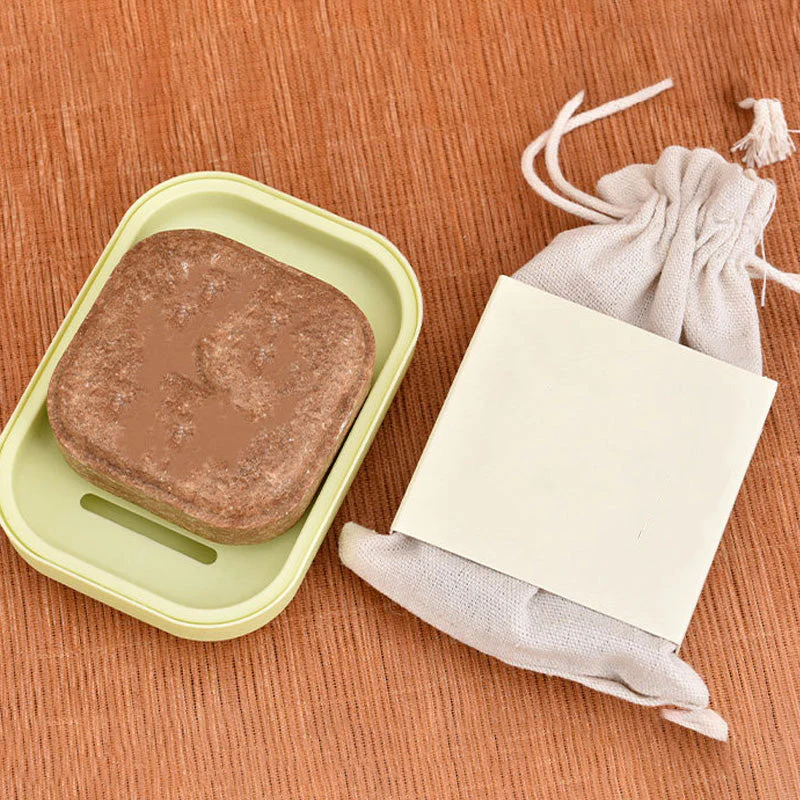 Solid shampoo with natural herbs