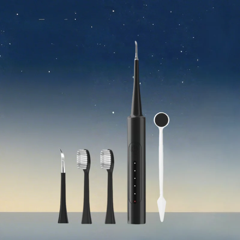 2-in-1 Ultrasonic Tooth Cleaner & Electric Toothbrush