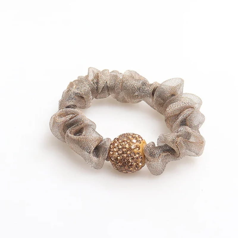 Hot Sale 50% OFFElegant Rhinestone Mesh Hair Ties