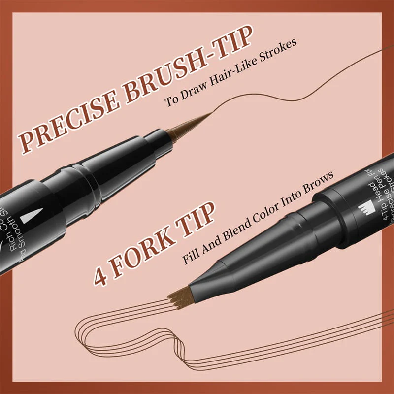LAST DAY BUY 2 GET 1 FREE2-In-1 Waterproof Long-Lasting Eyebrow Pen LAST DAY BUY 2 GET 1 FREE2-In-1 Waterproof Long-Lasting Eyebrow Pen