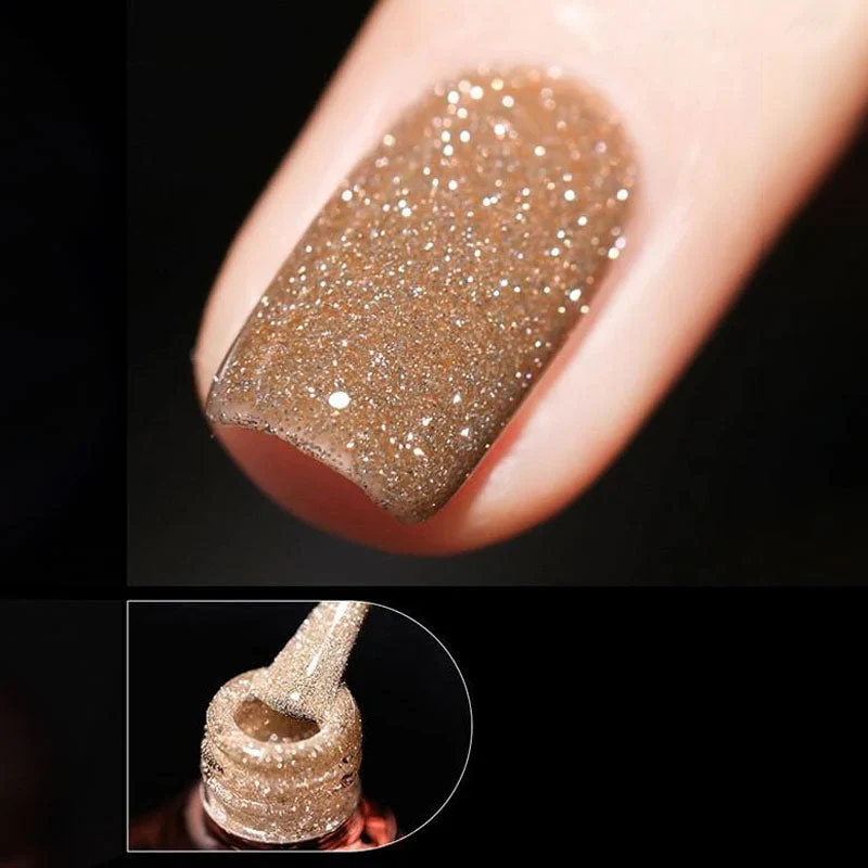 2025 New ArrivalHigh Density Glitter Nail Gel Polish