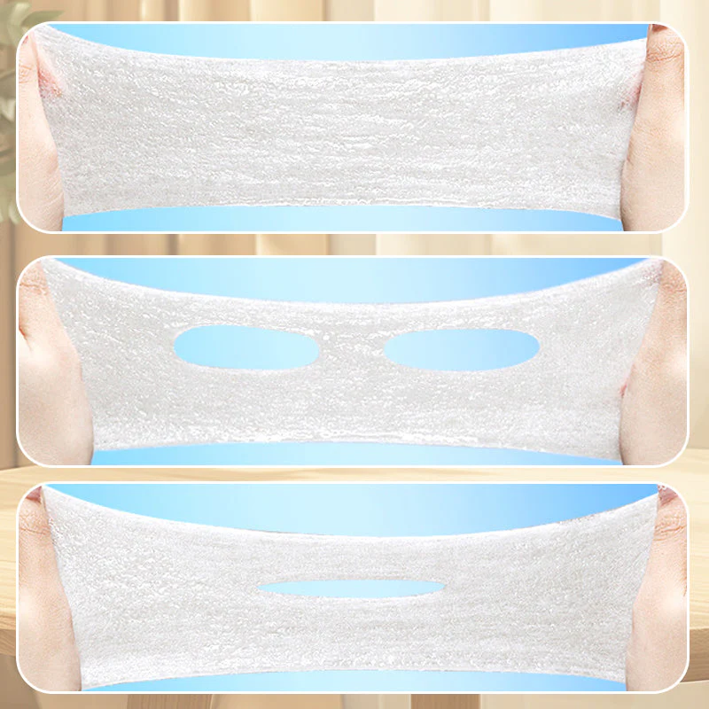 Stretchable Perforated Cosmetic Cotton Pads for Face Moisturizing