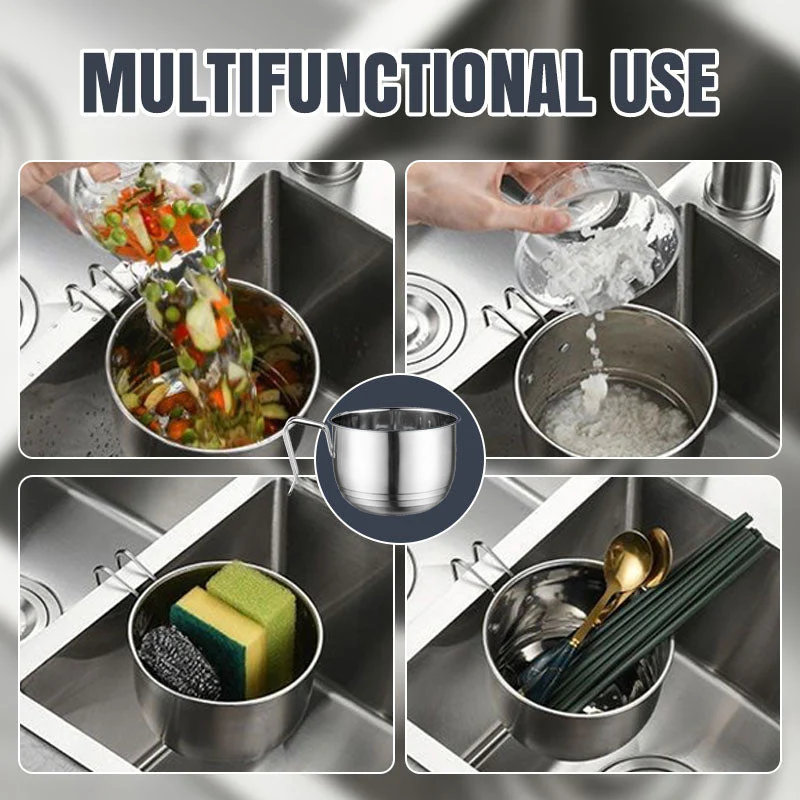 Multi-Functional Hanging Kitchen Sink Strainer Basket