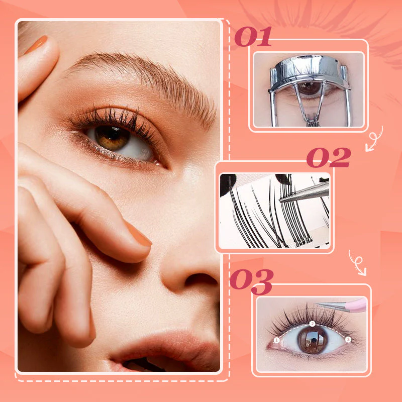 Lightweight Wispy Soft False Eyelashes