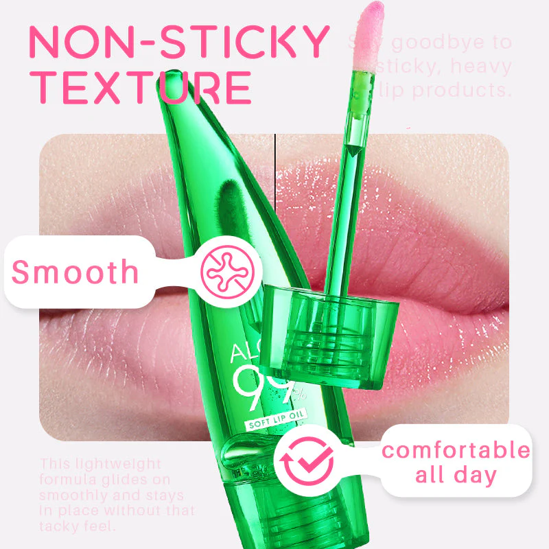  Buy 1 Get 1 Free Aloe Vera Moisturizing Color-Changing Lip Gloss