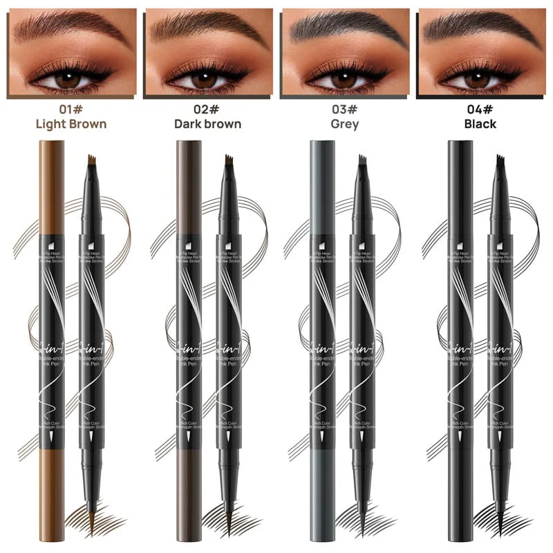 LAST DAY BUY 2 GET 1 FREE2-In-1 Waterproof Long-Lasting Eyebrow Pen LAST DAY BUY 2 GET 1 FREE2-In-1 Waterproof Long-Lasting Eyebrow Pen