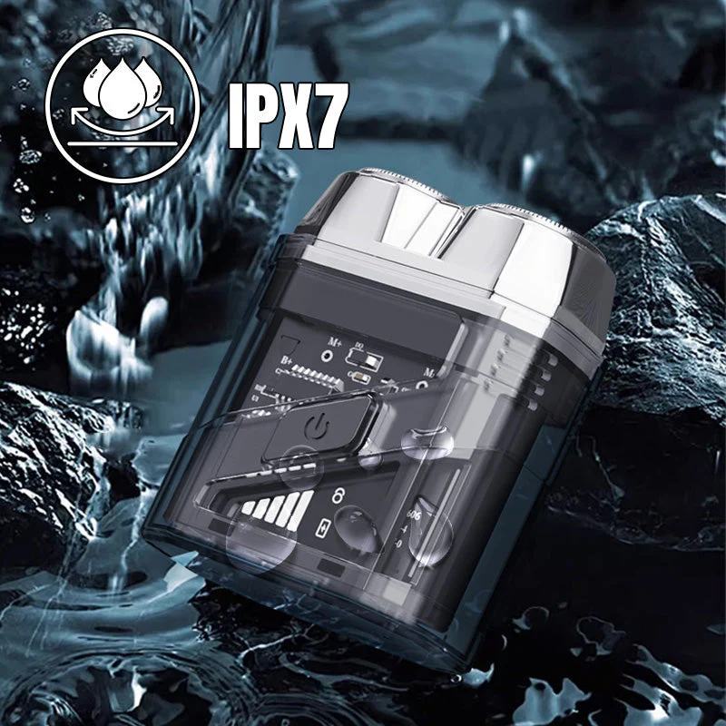 Transparent Mini Electric Shaver - IPX7 Waterproof Transparent Mini Electric Shaver - IPX7 Waterproof