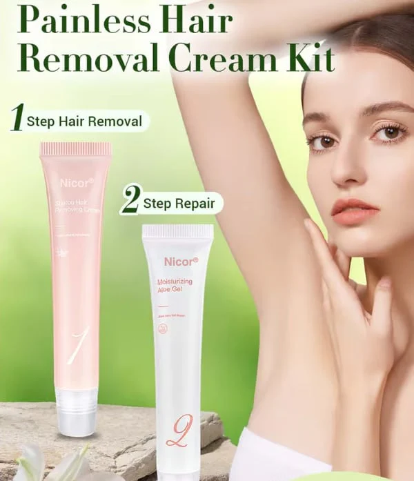 BUY 2 GET 1 FREEHair Removal Cream Kit f...