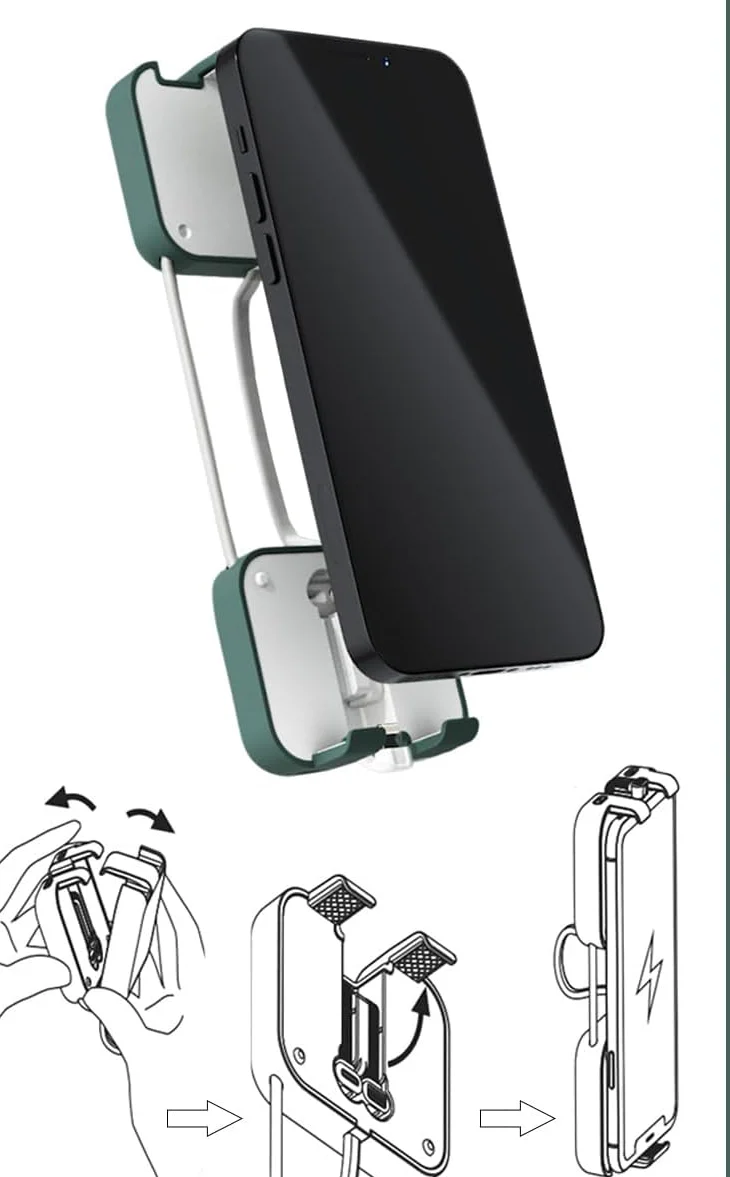 Portable Wireless Charging Treasure Mobile Phone Holder