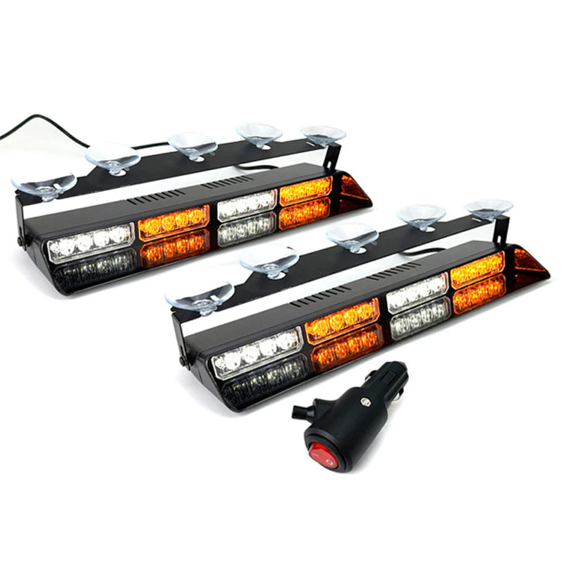 Time-limited Special Windshield Suction Cup Strobe Warning Light for Vehicles