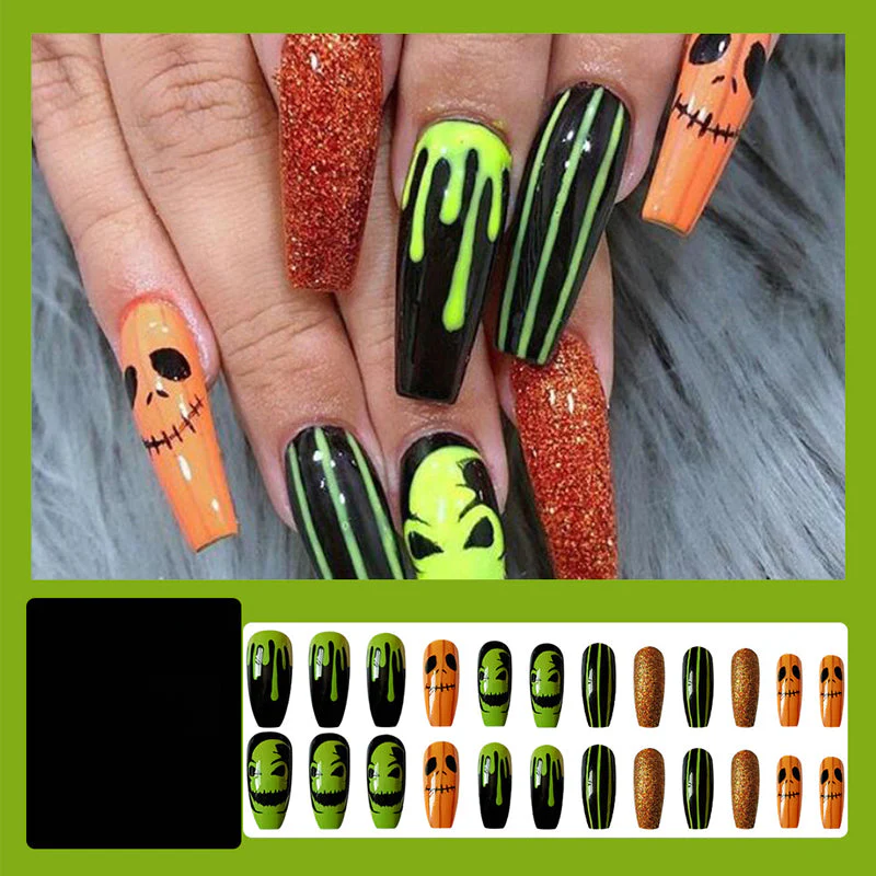 Halloween Style Press On Nails