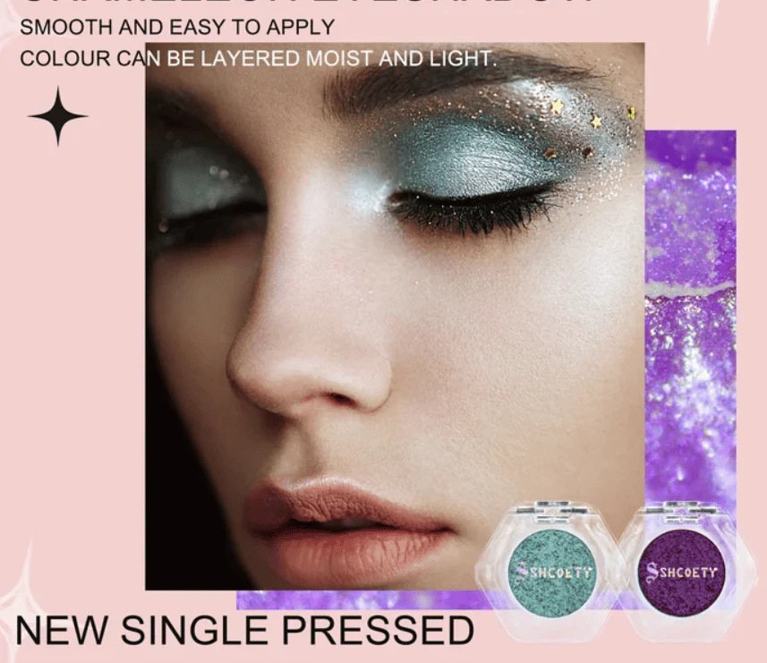 Buy 1 get 1 freeDouble chrome eye shadow