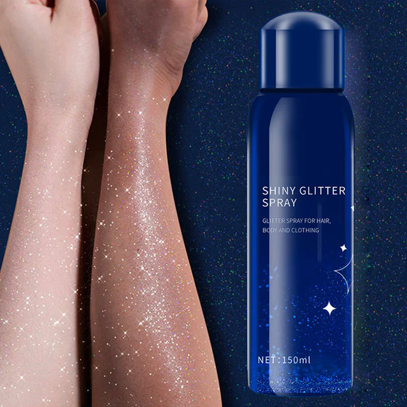 Long-Lasting Shiny Body Glitter Spray
