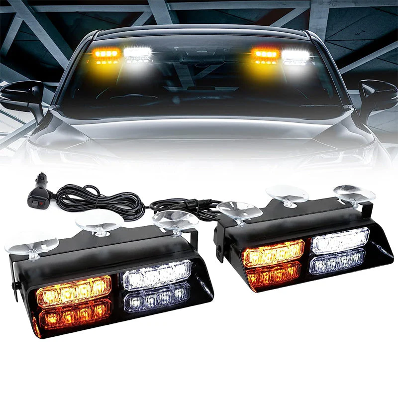 Time-limited Special Windshield Suction Cup Strobe Warning Light for Vehicles