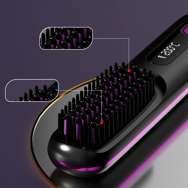 Summer Hot SaleWireless Ceramic Heating Hair Straightening Comb Summer Hot SaleWireless Ceramic Heating Hair Straightening Comb
