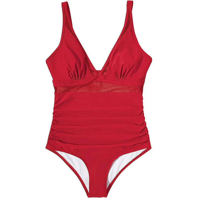   Pre-Summer Sale 50% OFFMesh Tummy Control Swimsuit