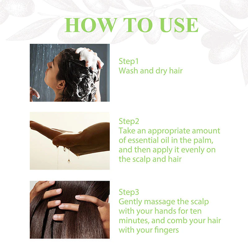 Buy 2 Get 1 FreeSmooth Fragrant Rosemary Hair Essential Oil