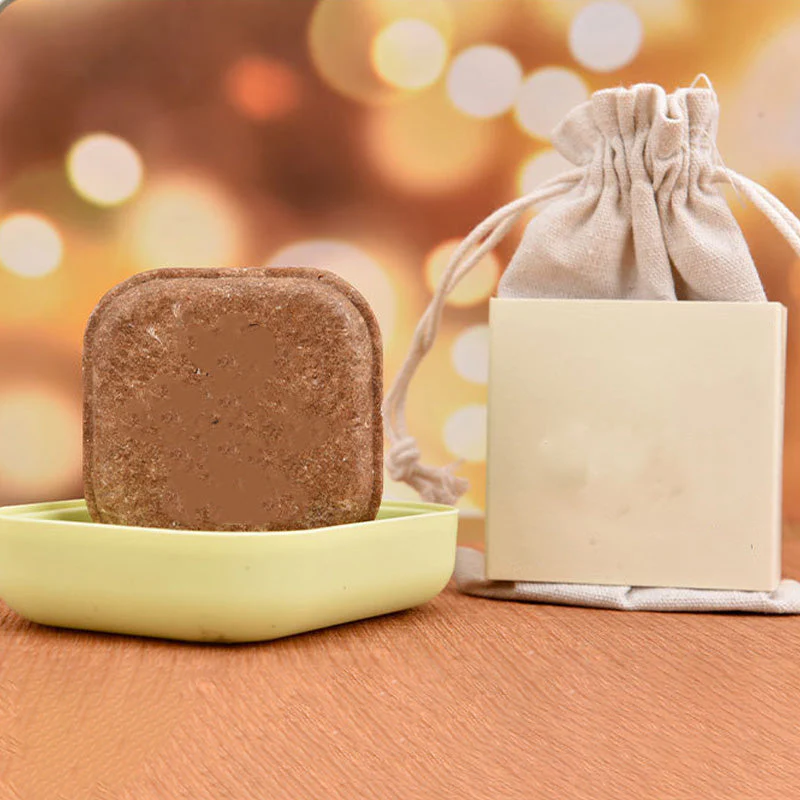 Solid shampoo with natural herbs