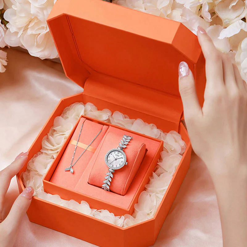 Mermaid Bling Diamond Watch Set