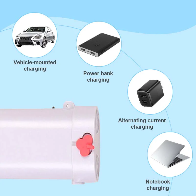 Multifunctional Portable Fishing Pump with LED