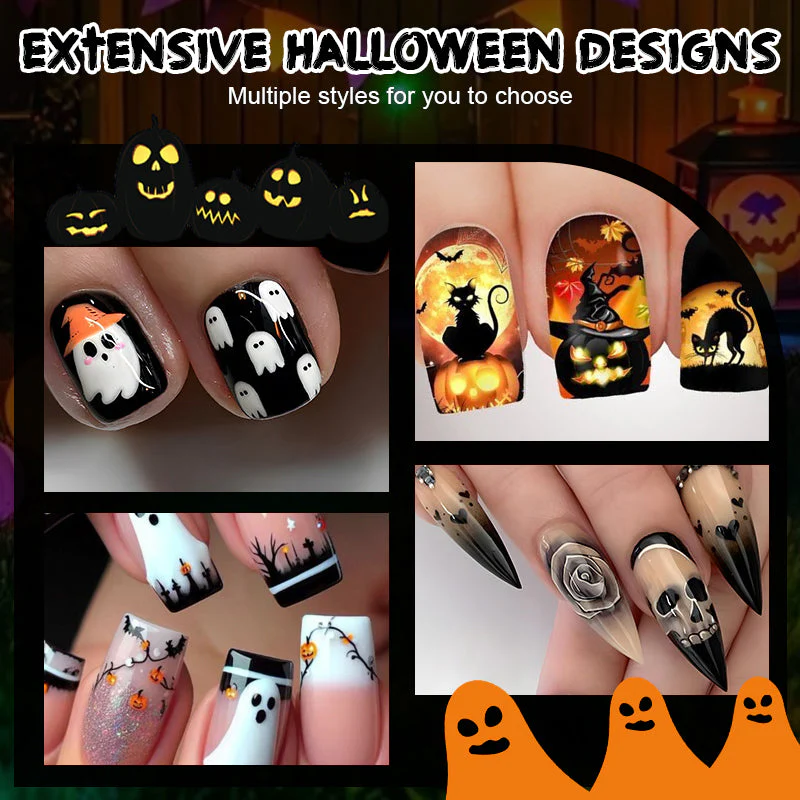 Halloween Style Press On Nails