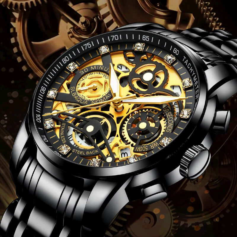 Waterproof Luminous Mechanical Watch Waterproof Luminous Mechanical Watch