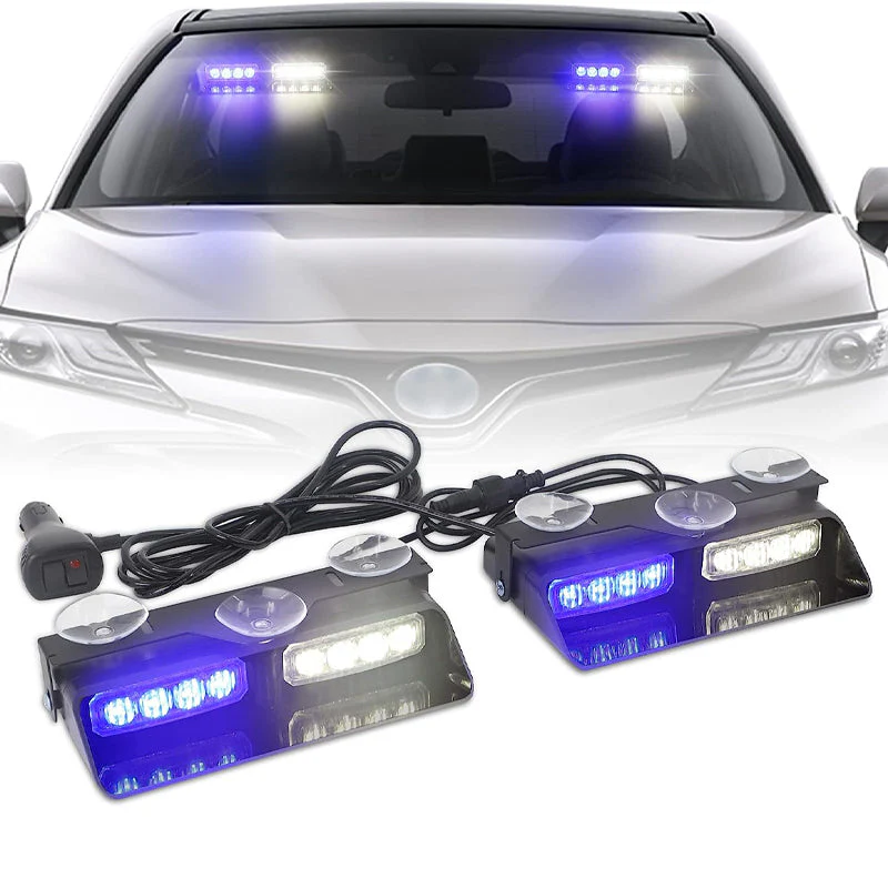 Time-limited Special Windshield Suction Cup Strobe Warning Light for Vehicles