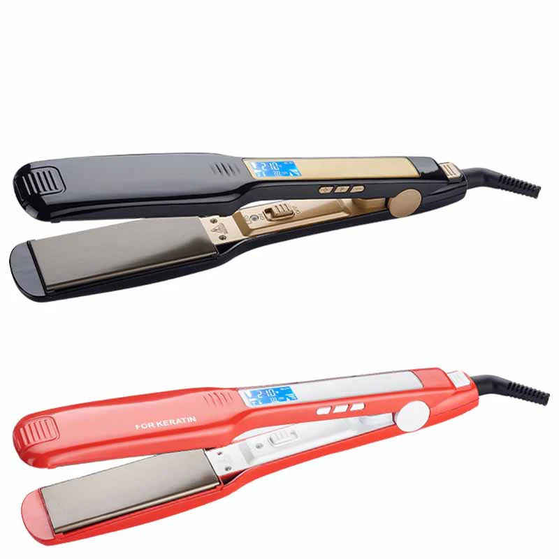 LCD Display Hair Straightener with Adjustable Temperature