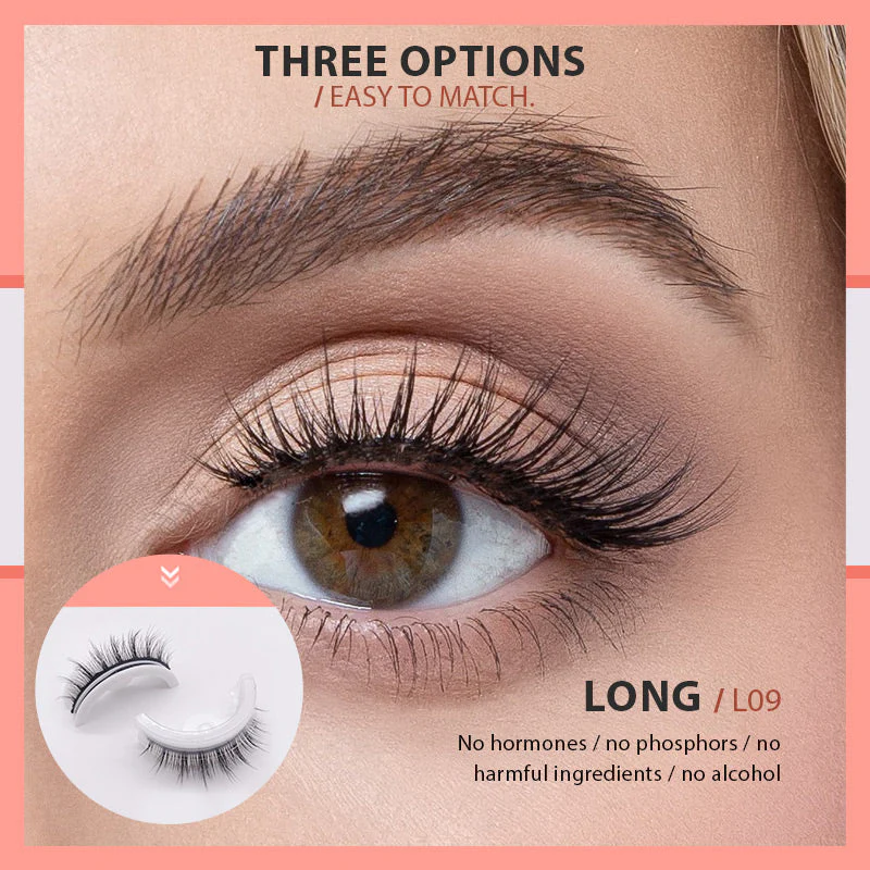 Buy 2 Get 1 FreeWaterproof & Reusable Self-Adhesive Eyelashes