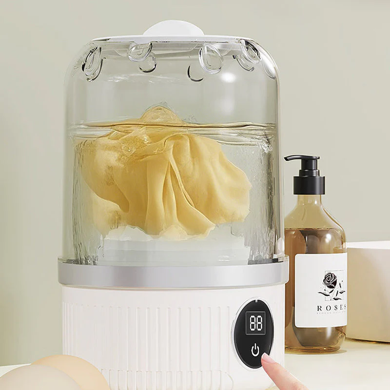 Free your hands. Wireless Charging Mini Washing Machine Free your hands. Wireless Charging Mini Washing Machine