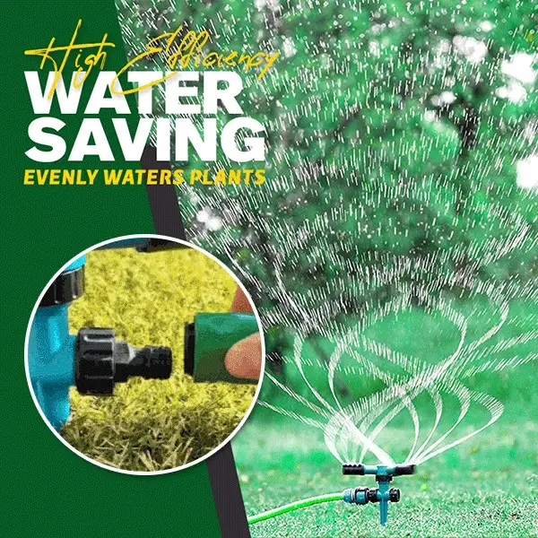 360-Degree Rotating Garden Sprinkler 360-Degree Rotating Garden Sprinkler