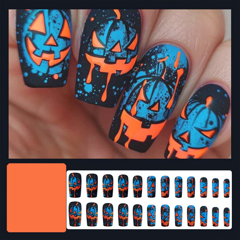 Halloween Style Press On Nails