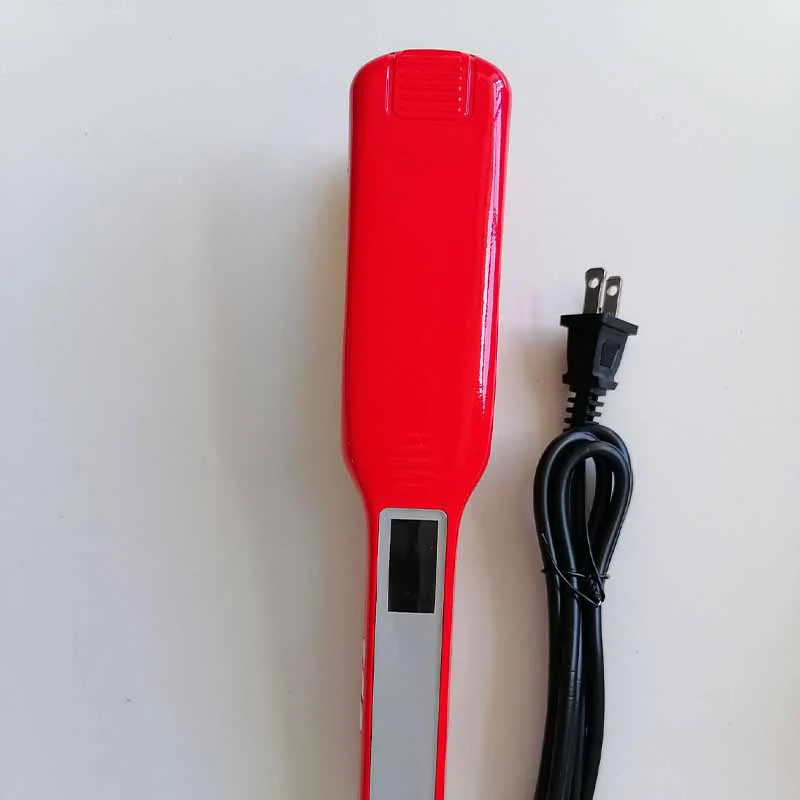 LCD Display Hair Straightener with Adjustable Temperature
