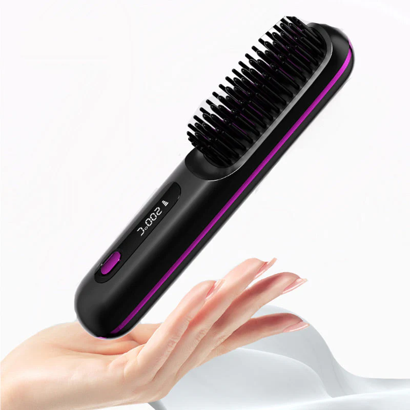 Summer Hot SaleWireless Ceramic Heating Hair Straightening Comb Summer Hot SaleWireless Ceramic Heating Hair Straightening Comb