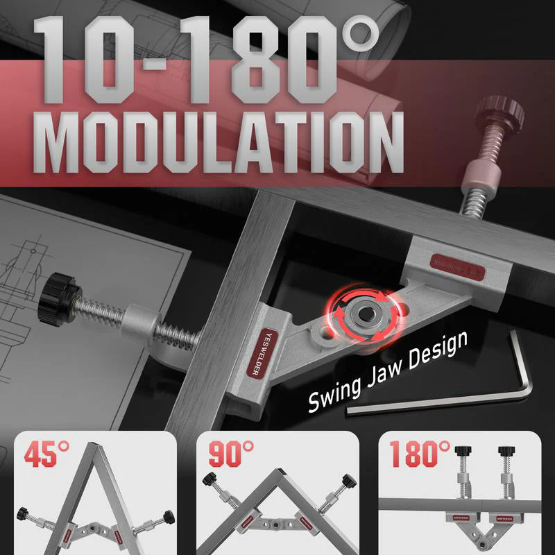 Adjustable Tube Clamp for Welding and Woodworking Adjustable Tube Clamp for Welding and Woodworking