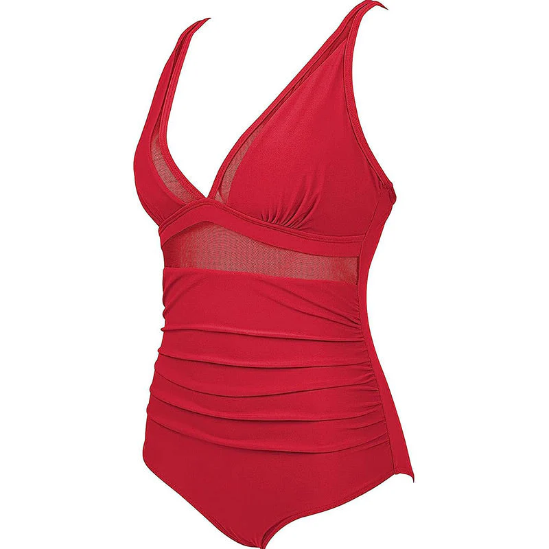   Pre-Summer Sale 50% OFFMesh Tummy Control Swimsuit