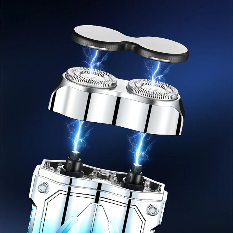   2025 New Mini Shaver—Compact Electric Razor & Charging Lighter Combo! 