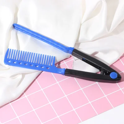 V-shaped clip design curling comb V-shaped clip design curling comb